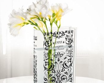 Jarrón de libros acrílico Emma