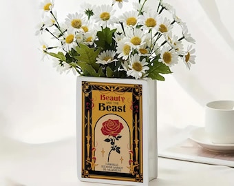 Schöne und das Biest Keramik-Buch-Vase
