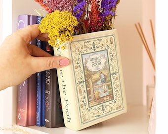 Vintage Winnie the Pooh Ceramic Book Vase