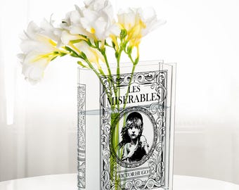 Vase livre en acrylique Les Misérables