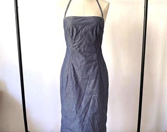 Levi's Engineered Jeans backless dress size M