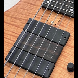 Custom Tropische Holz Fingerrampen für Bass Gitarre