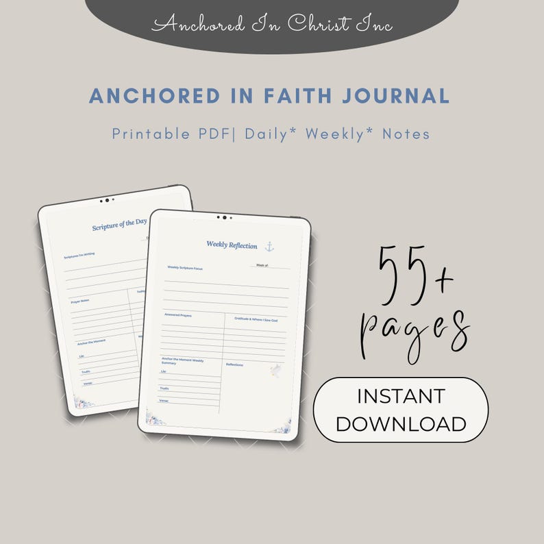 Bible Study Journal | 8-week Christian Prayer & Reflection Planner ...
