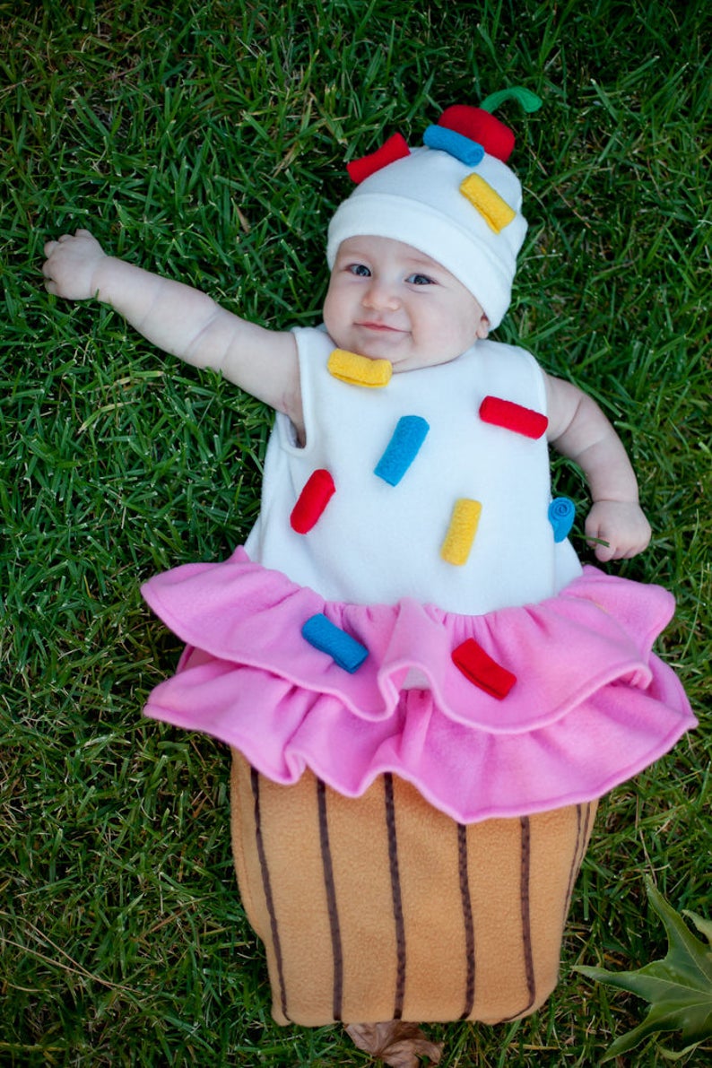 Baby Cupcake with Sprinkles costume for Halloween or just as Etsy