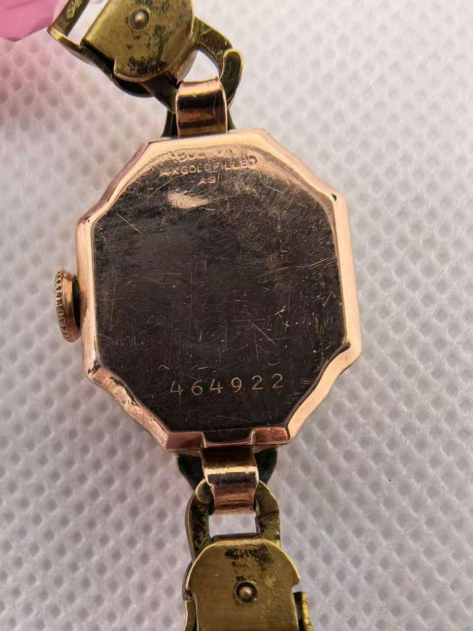 Vintage Bulova Ladies Watch | 14K Gold-filled, Lapis Lazuli  display picture 2