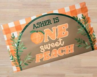 Custom Hand Painted Party Banner – 3x5 Personalized Backdrop
