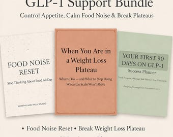 GLP-1 Weight Loss Bundle, Food Noise Reset, Break Through Plateaus, Appetite Control, Diet Motivation