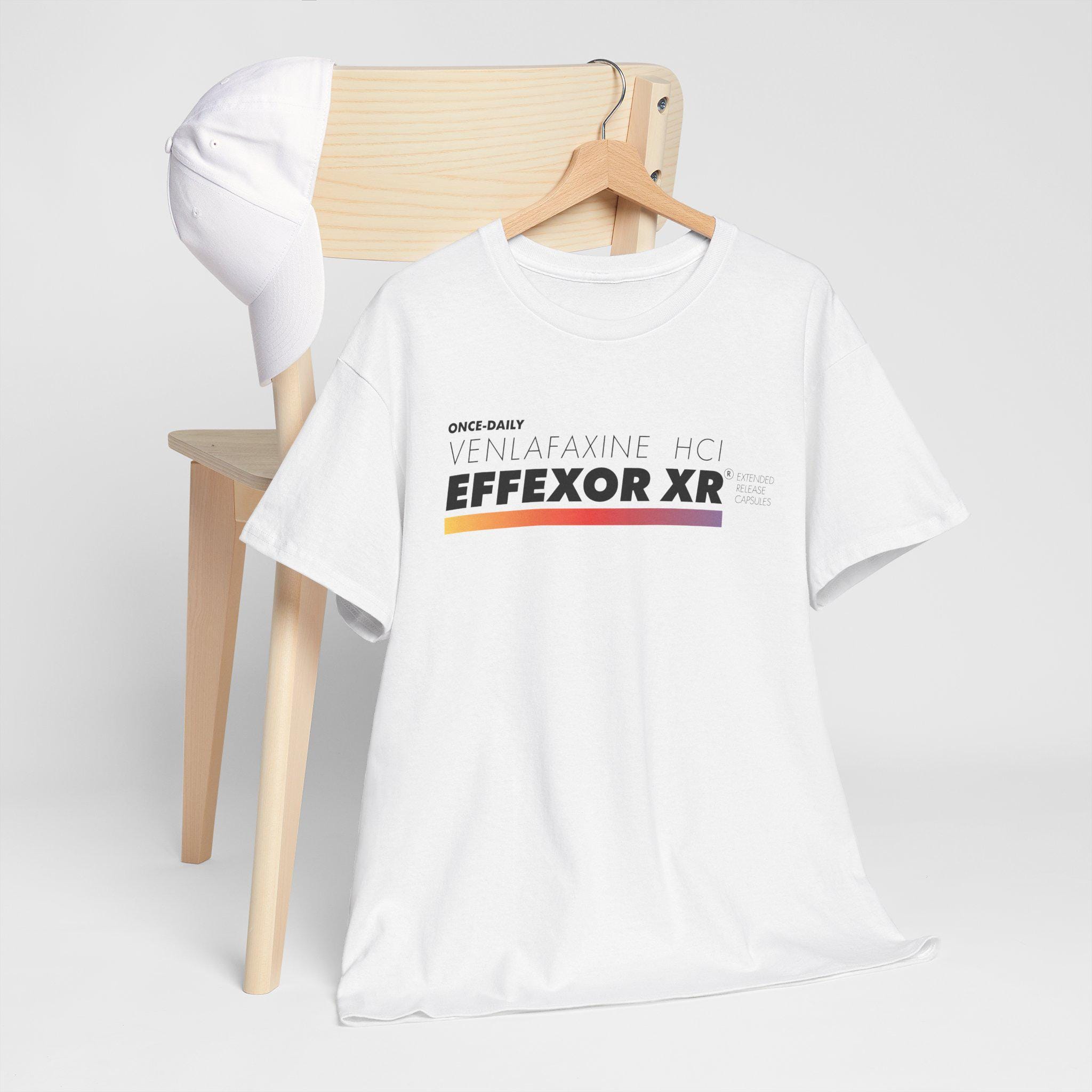 Effexor XR Graphic Tee: Unisex Heavy Cotton, Mental Health