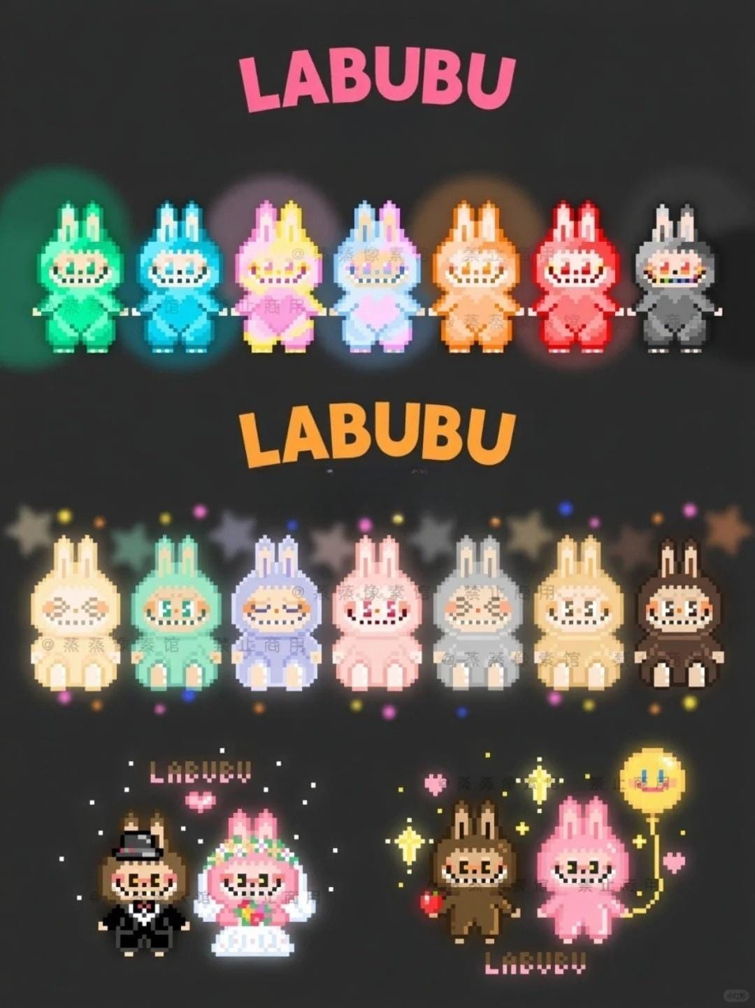Labubu+ Kandi Bead Patterns | 10+ Cute and Fun DIY Designs for ...