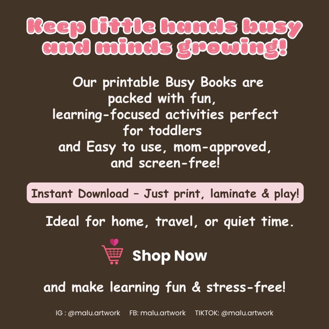 Toddler Learning Busy Book: Tracing, Numbers, Letters (PDF Printable ...