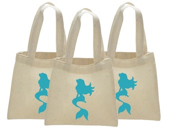 Mermaid favor bags, Mermaid favors bags, Mermaid party, Mermaid party bags set, Mermaid party favor bags,  Mermaid gift bags for party