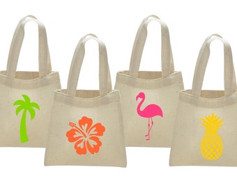 Luau party favor bags, Luau party bags, Luau party, Luau party bags set, LUau favor bags,  Luau Wedding Bags, Luau gift bags for party