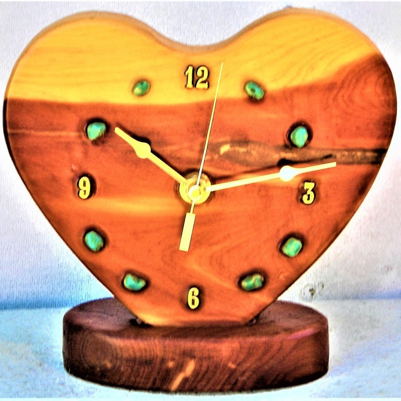 Rustic Desk Clock - Etsy