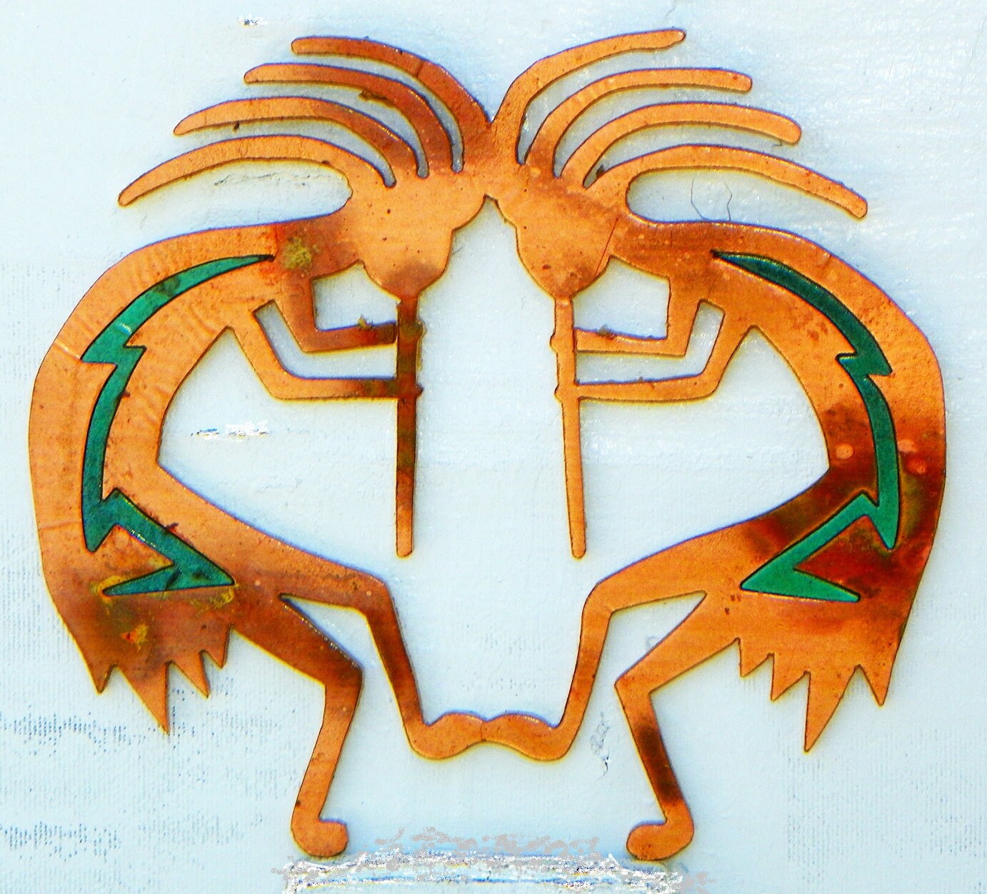 Kokopelli metal sculpture - Etsy 日本