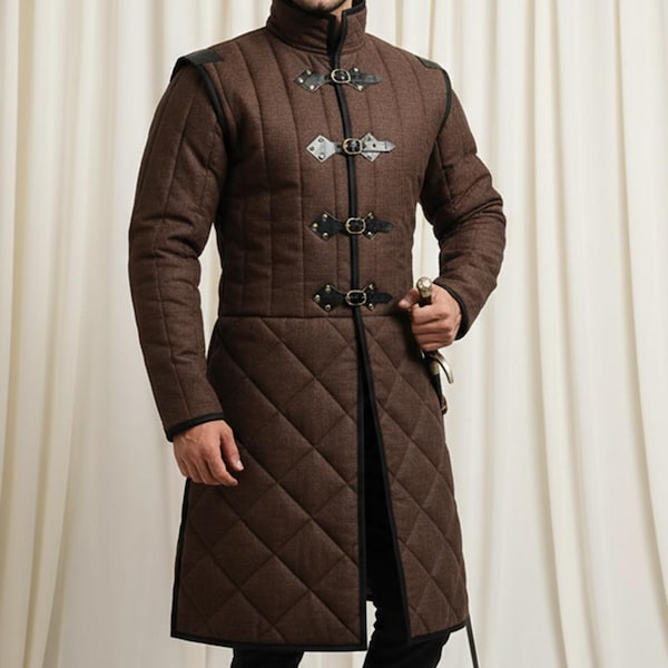 Gambeson-kostuum middeleeuws pantser