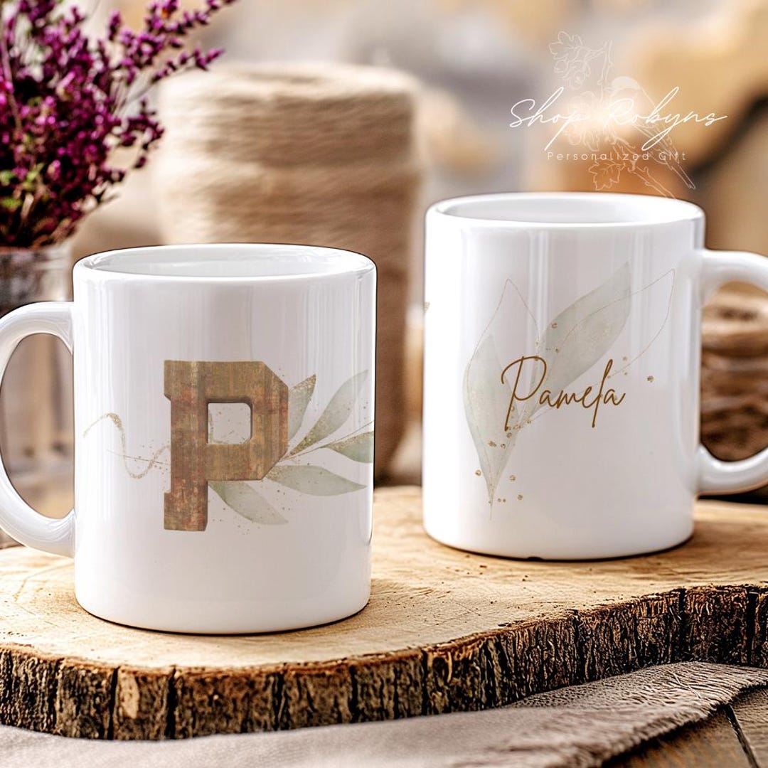 Personalized Farmhouse Coffee Mug: Rustic Custom Ceramic Cup - Etsy