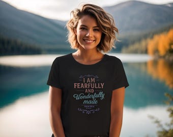 Psalm 139:14 Christian Women's T-Shirt - Fearfully and Wonderfully Made