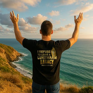 Lauwarm Vermächtnis Christian Tee, Sprüche 13:22, Glaube T-Shirt