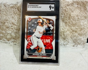 Jackson Holliday Rookie Card | 2023 Bowman Draft SGC 9 MINT