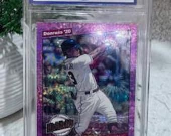 Ronald Acuna Pink Variant Graded 10