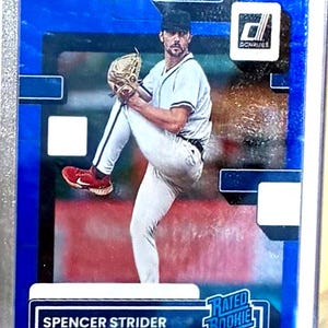 Spencer Strider Blue Rated Rookie - Atlanta Braves Ace - Blue Variant