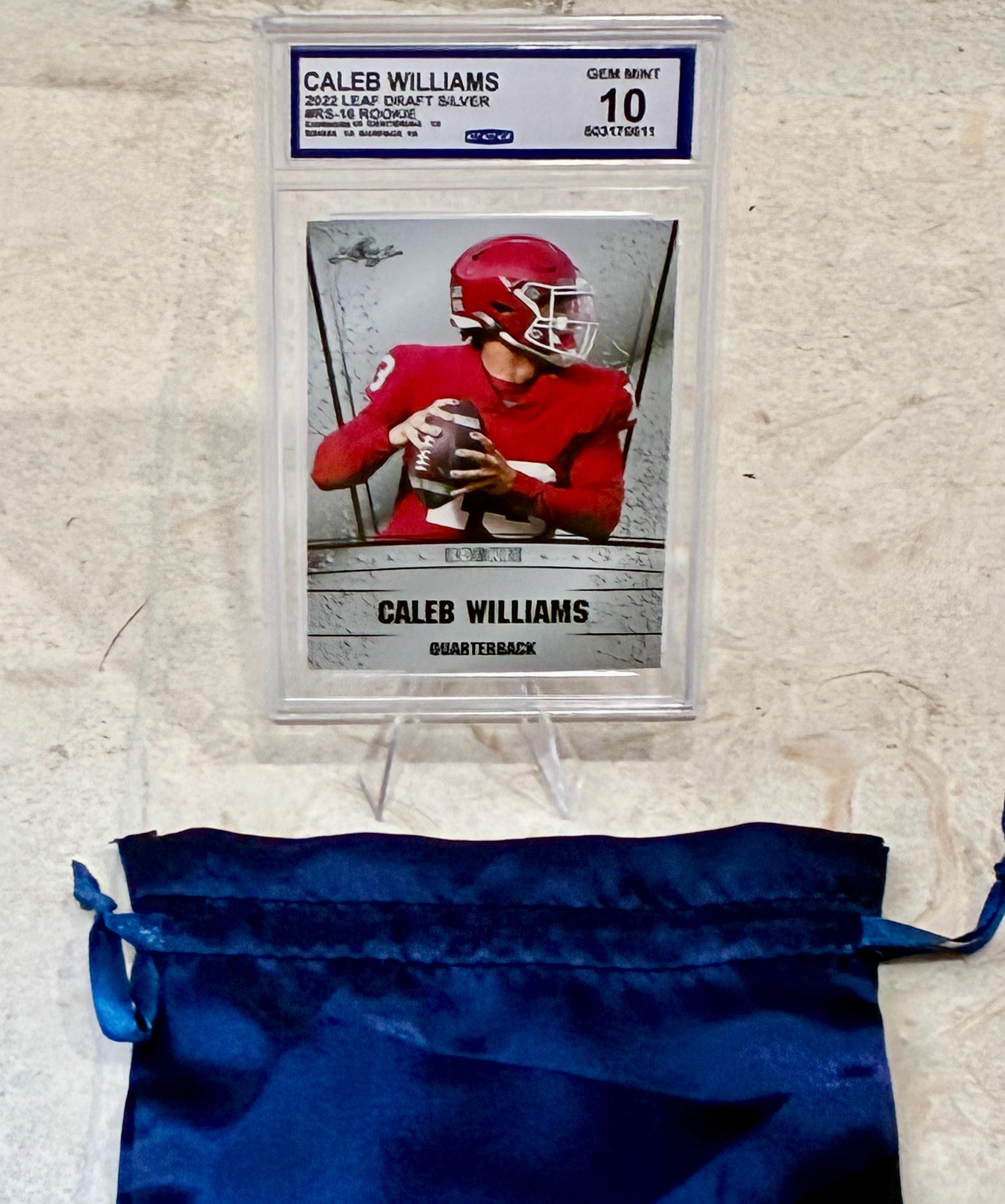 Caleb Williams Rookie Card - Chicago Bears Phenom - 2022 Leaf CCG 10 - Etsy