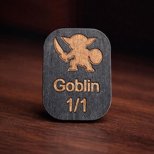 MTG Goblin Tokens/Counters/Proxy - Krenko, Mob Boss Deck Wooden Gift