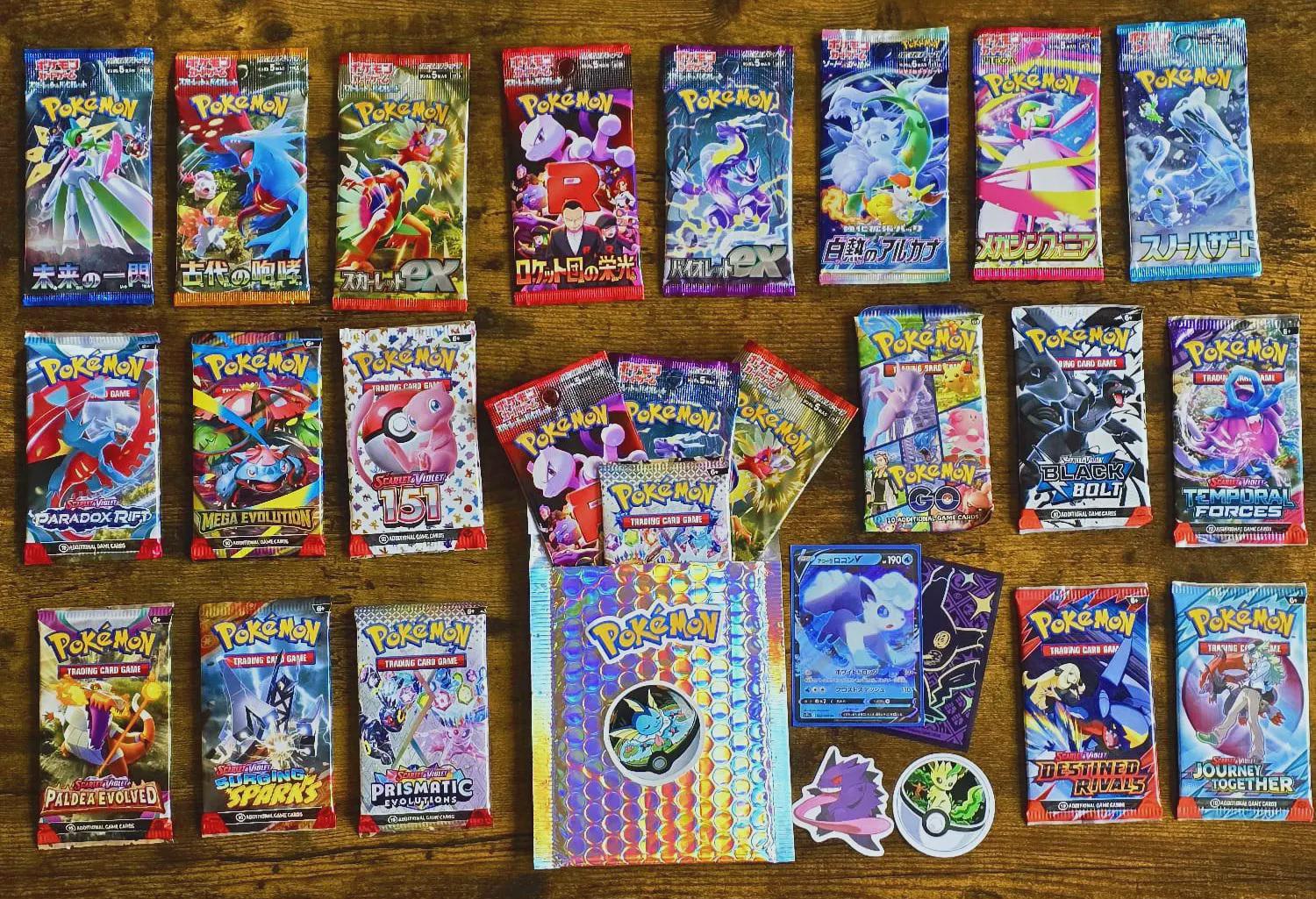 Pokemon Cards TCG Mystery Pack Gift Ready - English & Japanese, 4 Booster  Packs! - Etsy