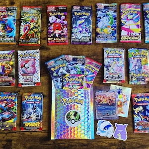 Pokemon Sammelkartenspiel Überraschungs-Pack! - 4 versiegelte Boosterpackungen! + EX/V/Ultra Rare Pokemon Karten! Bild 3