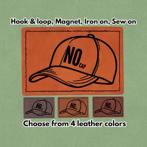 Sem Limites - Patch de Couro - Meme Gen Alpha - Ímã, Velcro, Termocolante e Costurado