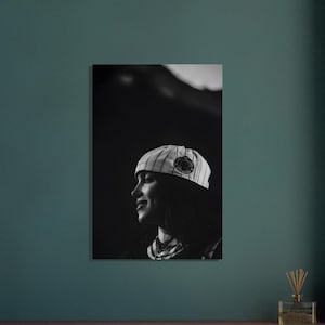 Billie Eilish Wall Art Poster XL - Stunning Fine Art Print - Black and White