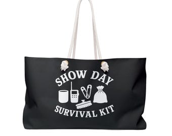 Bolsa de fin de semana personalizable para el kit de supervivencia del día de la exhibición ecuestre / Bolsa de fin de semana ecuestre