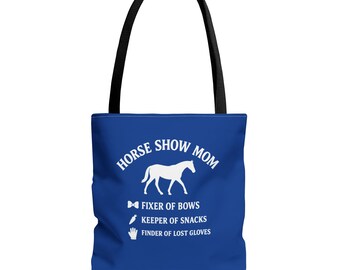Bolsa de mano para mamá de espectáculos ecuestres / Regalo ecuestre personalizable