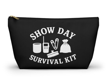 Bolsa de accesorios personalizable para el kit de supervivencia del día del espectáculo ecuestre con base en T / Organizador para espectáculos ecuestres