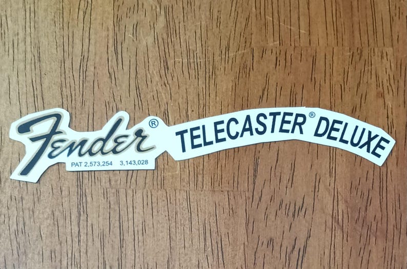 Telecaster Letters Fender Telecaster Deluxe 1970's Style Waterslide Decal Pre-cut - Etsy