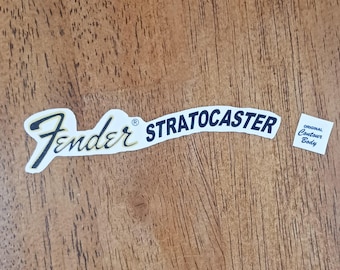 Fender Stratocaster Handmade Reproduced 1970's style waterslide decal. PRE-CUT & Ready to Use