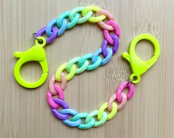 Chunky Rainbow Mask Chain