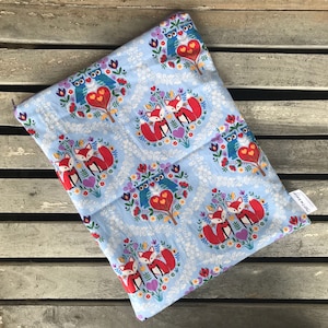 Travel wet bag  Foxy Love- optional strap available