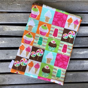 Travel wet bag  Sweet Treats- optional strap available