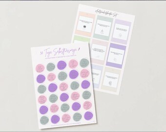 9 Affirmation Cards + 30-Day Self-Care Challenge | Mindfulness & Self-Love Printable | Digital Download PDF
