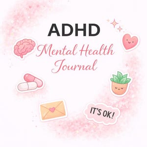 ADHD Mega Planner Bundle, 300+ Pages, Productivity Journal (Printable PDF) image 10