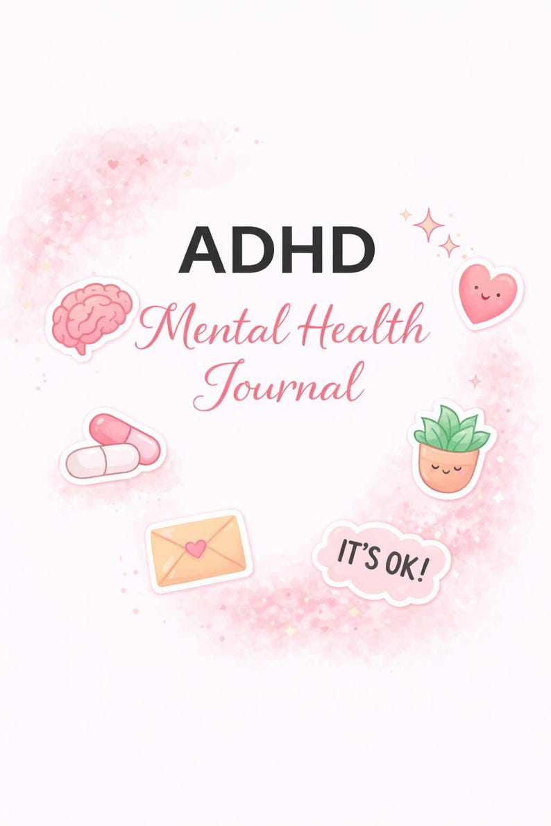 ADHD Mega Planner Bundle, 300+ Pages, Productivity Journal (Printable PDF) image 10