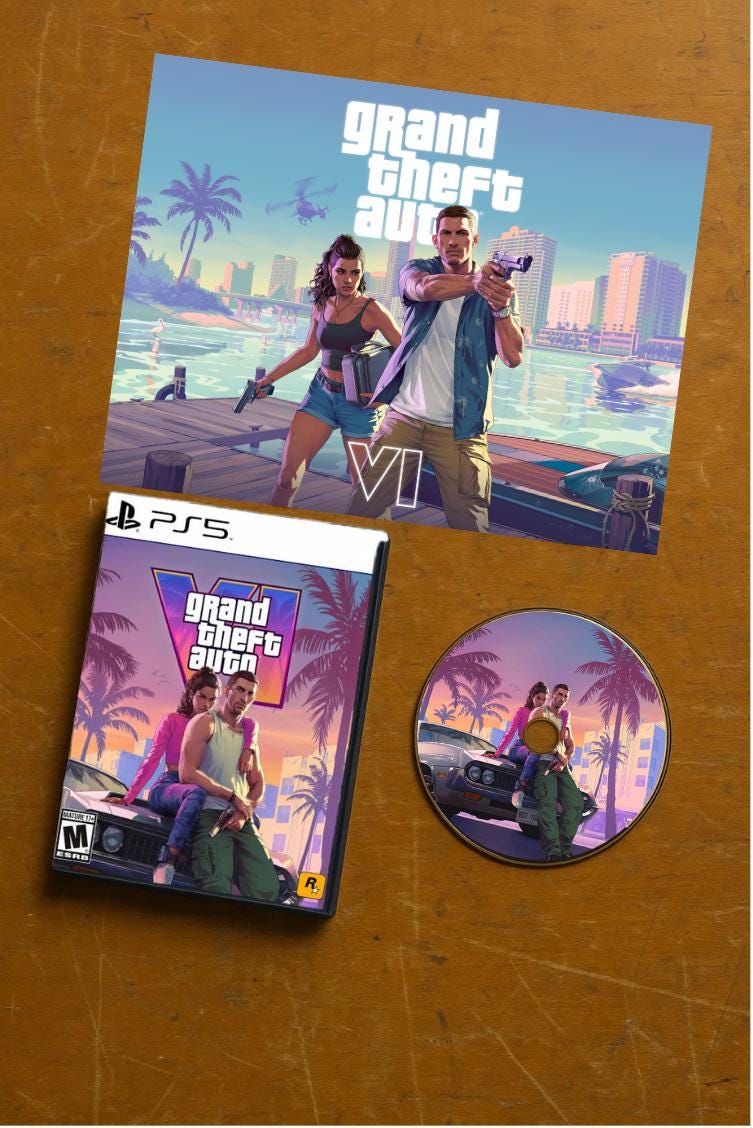 Grand theft auto poster - Etsy 日本