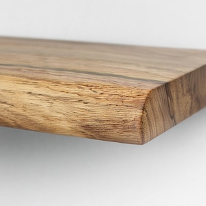 Estante flotante de nogal artesanal: decoración de pared moderna