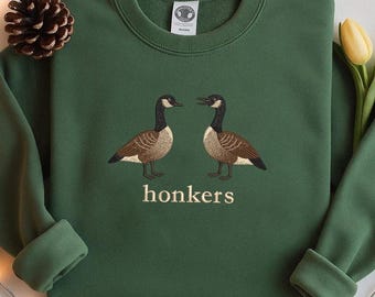 Goose Embroidery Design, Honkers Animal Stitch (Digital Files)