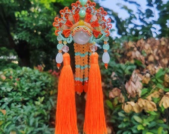 Ornement de voiture d'opéra chinois, suspension de voiture Daomadan tissée à la main, breloque pour sac