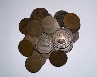 Cull Two Cent Coin | 1864-1873 US Coin Collectible