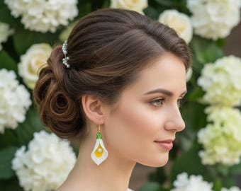 Pendientes de flores