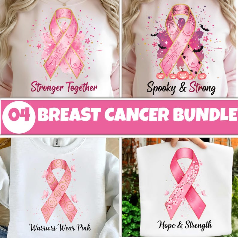 Pink Ribbon PNG Clipart – Breast Cancer Awareness Designs (digital ...