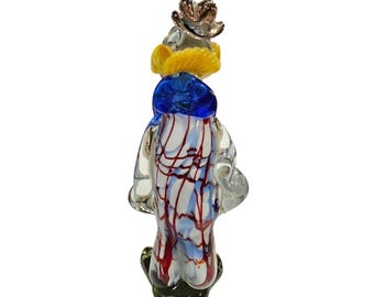 ヴィンテージ ムラーノガラス ピエロの置物 - Etsy 日本